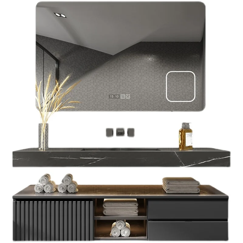 

Nordic Stone Plate Bathroom Cabinet Whole Washbin Wash Basin Washbasin Cabinet Combination Bathroom Table Bathroom Cabinet