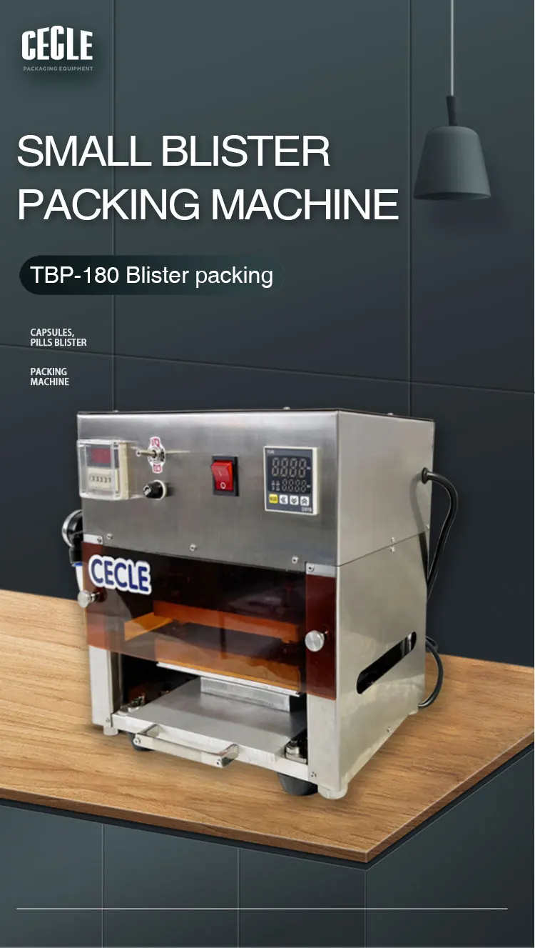 

Chewing Gum Mini Medical Rapid Tablet Pill Pack Capsule Blister Sealing Packing Machine Price for Syringe Manufacturer Small