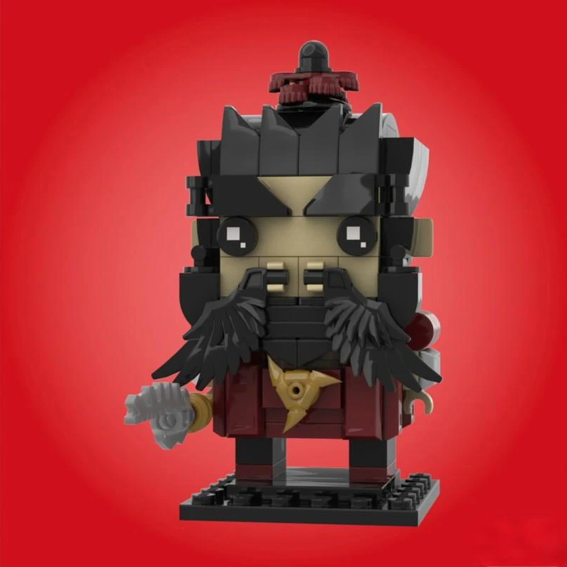 

145 шт. MOC Zhangss Feies Brickheadz фигурка DIY модель строительные блоки, развивающая игрушка для детей, сборка подарка на день рождения