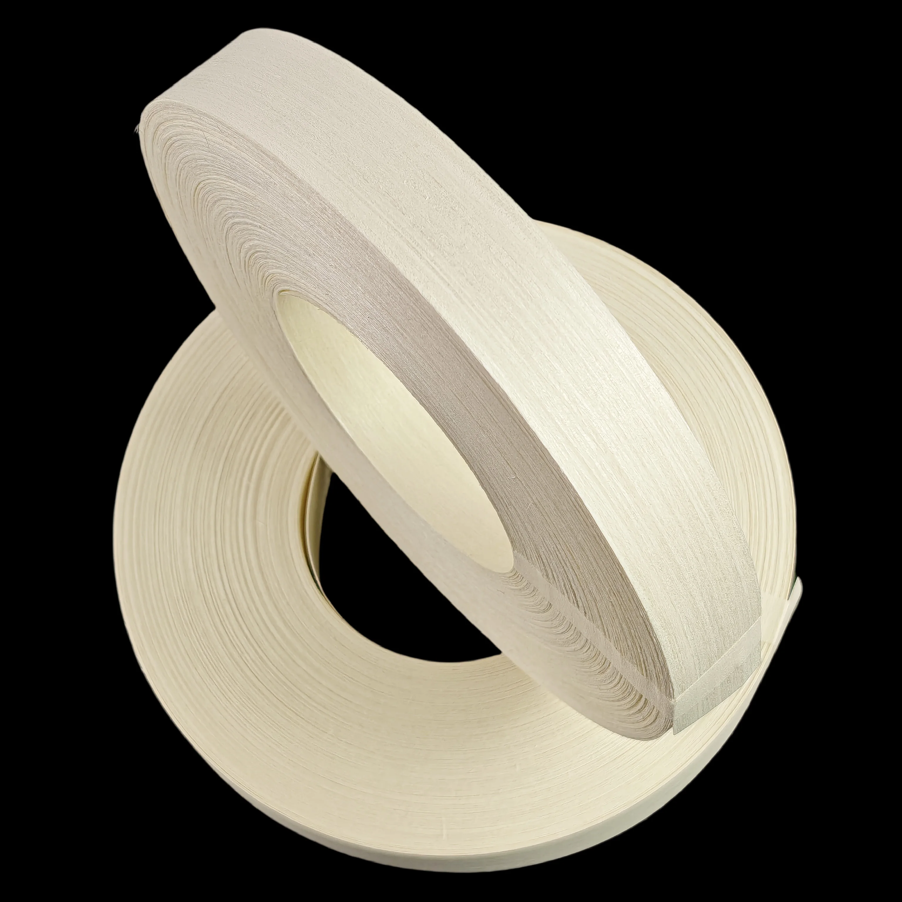 

50 Meters Engineered White Wood Veneer Edge Banding, for Furniture Cabinets Wardrobe Table Edge Banding, Door Window Deco