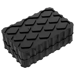 2Pcs Car Jack Rubber Pad Cars Rv Leveling Blocks Lift Camper Stabilizer Pads Trailer Wheel Chocks Travel For Car Lifts