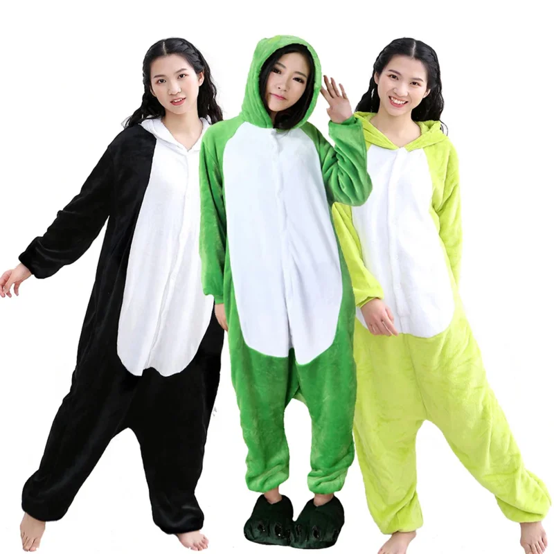 Tier Onesies Erwachsene Pyjamas Halloween Cosplay Kostüm Unisex Onesie für Frauen Männer Flanell Jungen Mädchen Anime Halloween Kostüm Ju