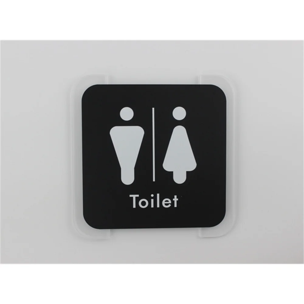 Man Women Toilet Wc Signage Wall Stickers Wall Service Sign Acrylic Board