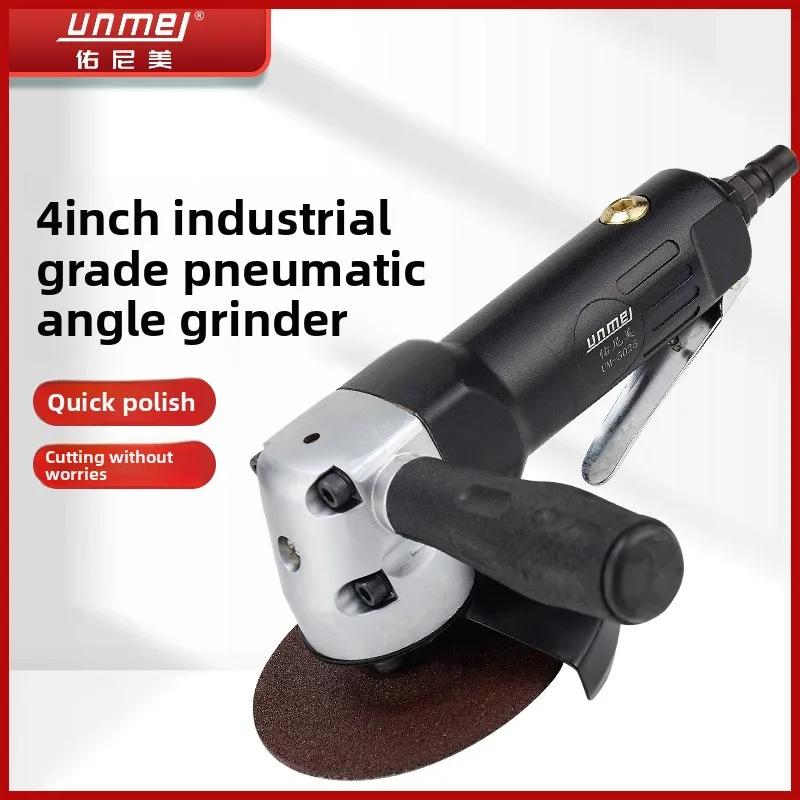 Yuni Mei Um-5025 Pneumatic Angle Grinder 4inch Air Grinder Polishing Machine Hand Grinder Industrial Grade Cutting Machine