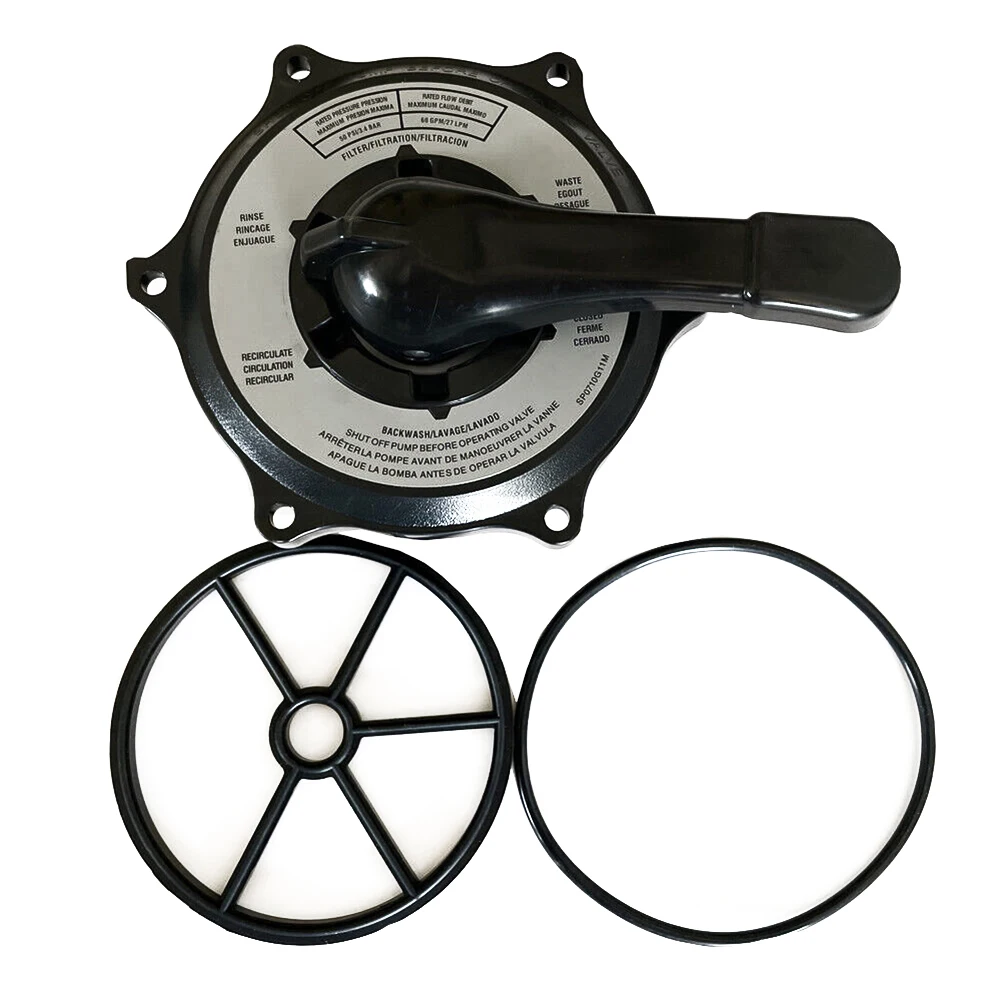 For Hayward SPX0710XBA17 Key Cover and Handle Assembly Compatible with 1 1/2 Inch Valve and Pro Series Multiport Valves