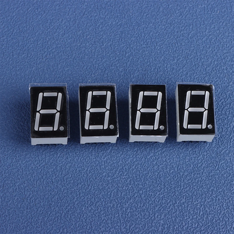 ~10Pcs Digital Tube Common AnodeCathode 0.56 Inch 10Pins 5161AS 5161BS 1 Bit Digit 7 Segment Red LED Digital Display Digitron
