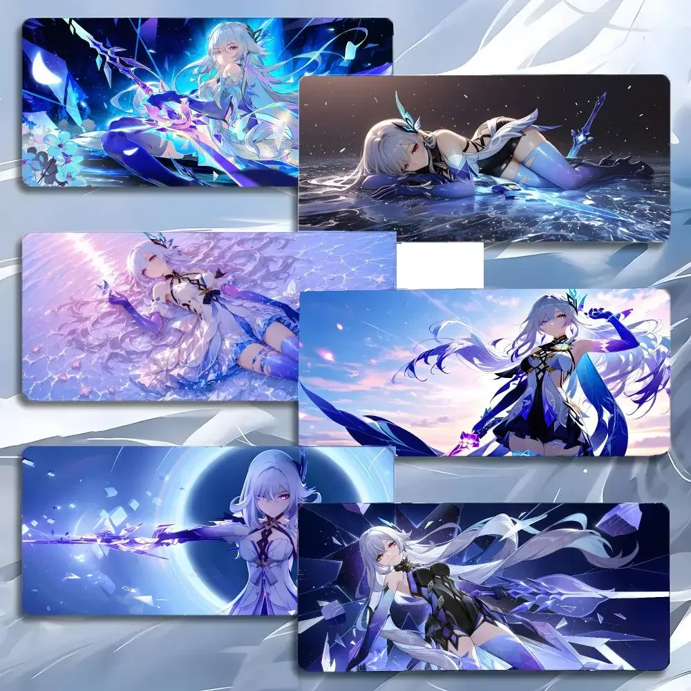 game character Genshin Impact Skirk Mouse Pad Mousepad Large Gaming LockEdge Thickened PC Table Desk Mat