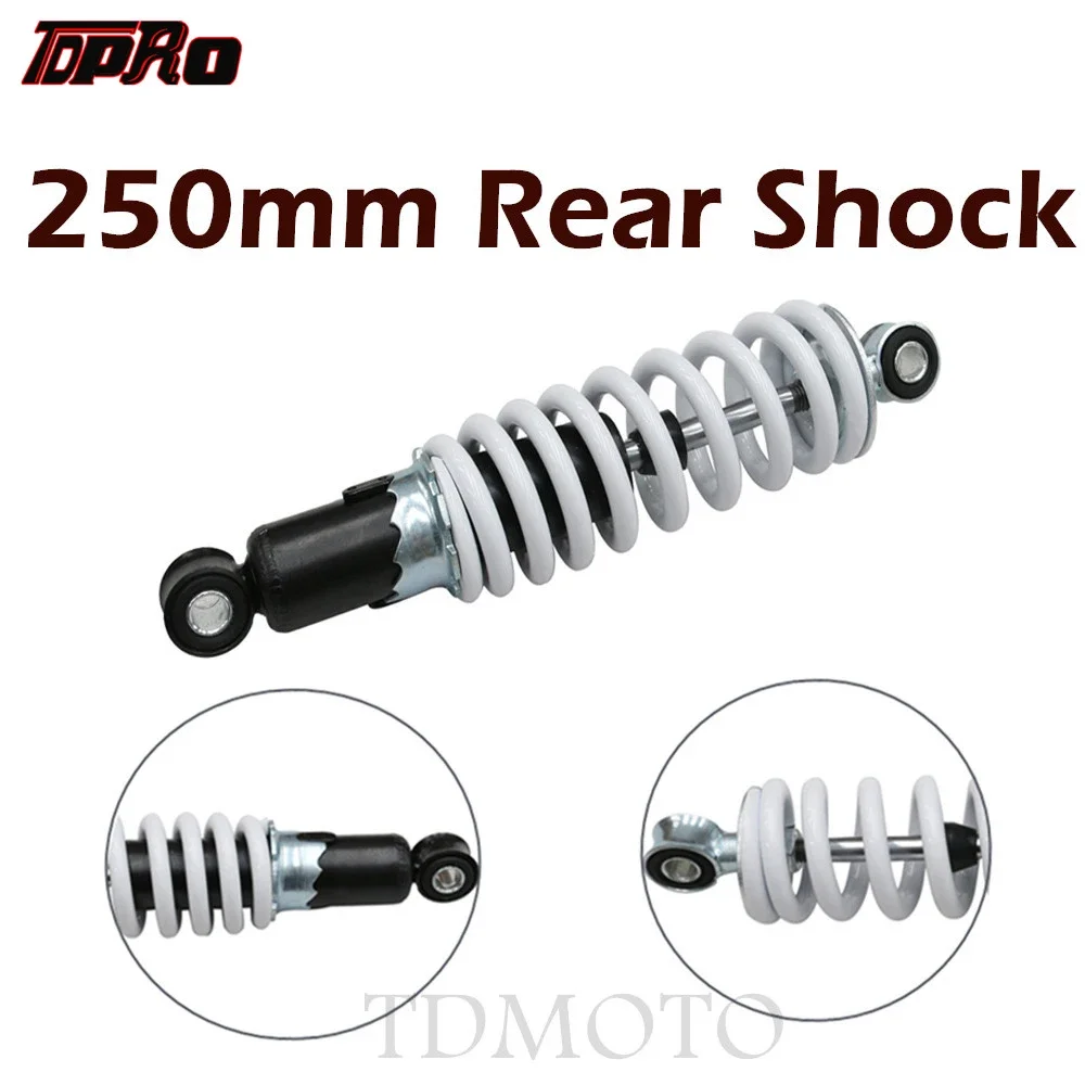 

250mm Motorcycle Suspension Shock Absorber Spring 400lbs For Go Kart Buggy Quad ATV 70cc 110cc 125cc Dirt Bike not hydraulic