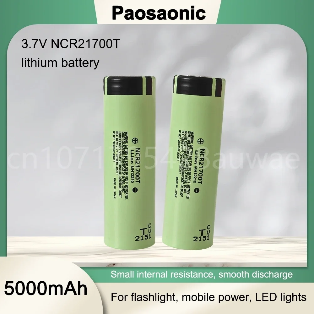 NCR21700T 3.7V 5000mah Lithium Battery Rechargeable, for Y Medical Instruments Can Be Assembled Power Battery