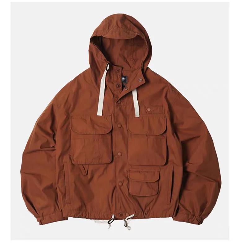 

FRIZMWORKS Мешковатая куртка с капюшоном и несколькими карманами