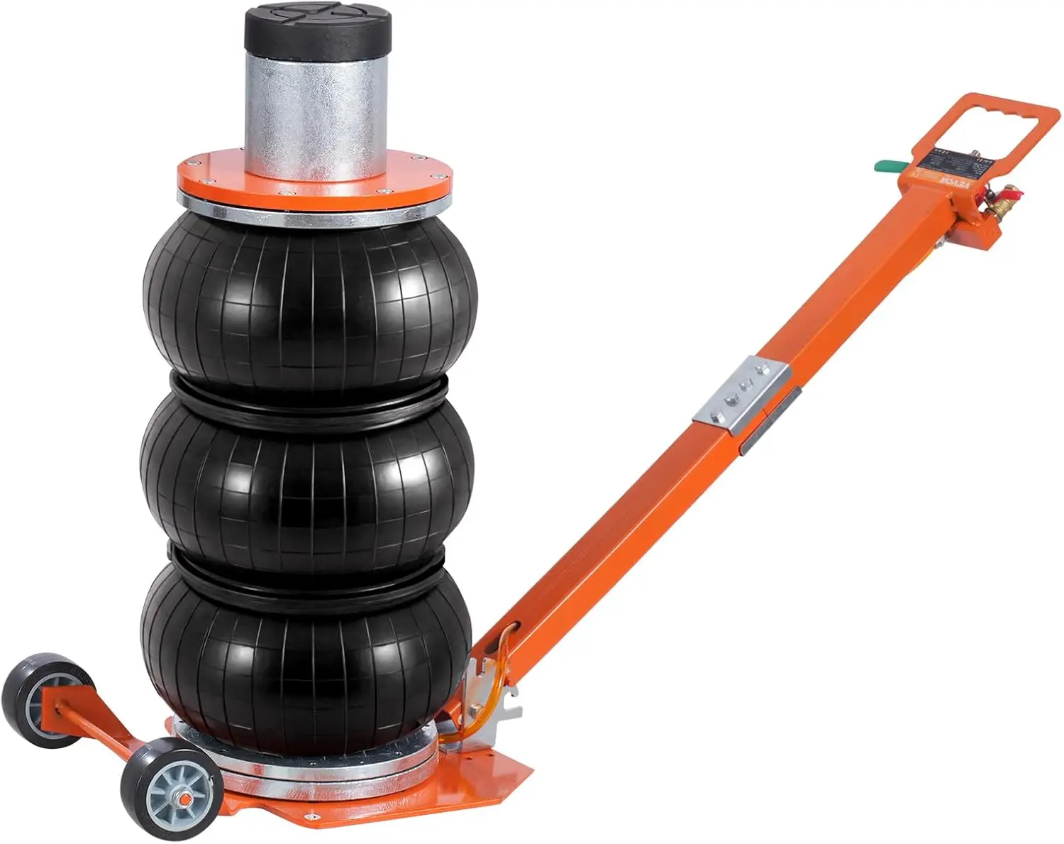 

3-тонный воздушный домкрат с тройной сумкой, высота подъема 21,3 дюйма с регулируемой ручкой и резиновой накладкой для внедорожника