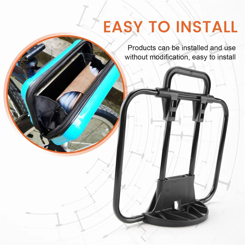 

A69P-Upgrade Folding Bike S-Bag C-Bag Alloy Front Rack Schoolbag Rack Backpack Rack Row Skeleton Basket For Brompton Parts