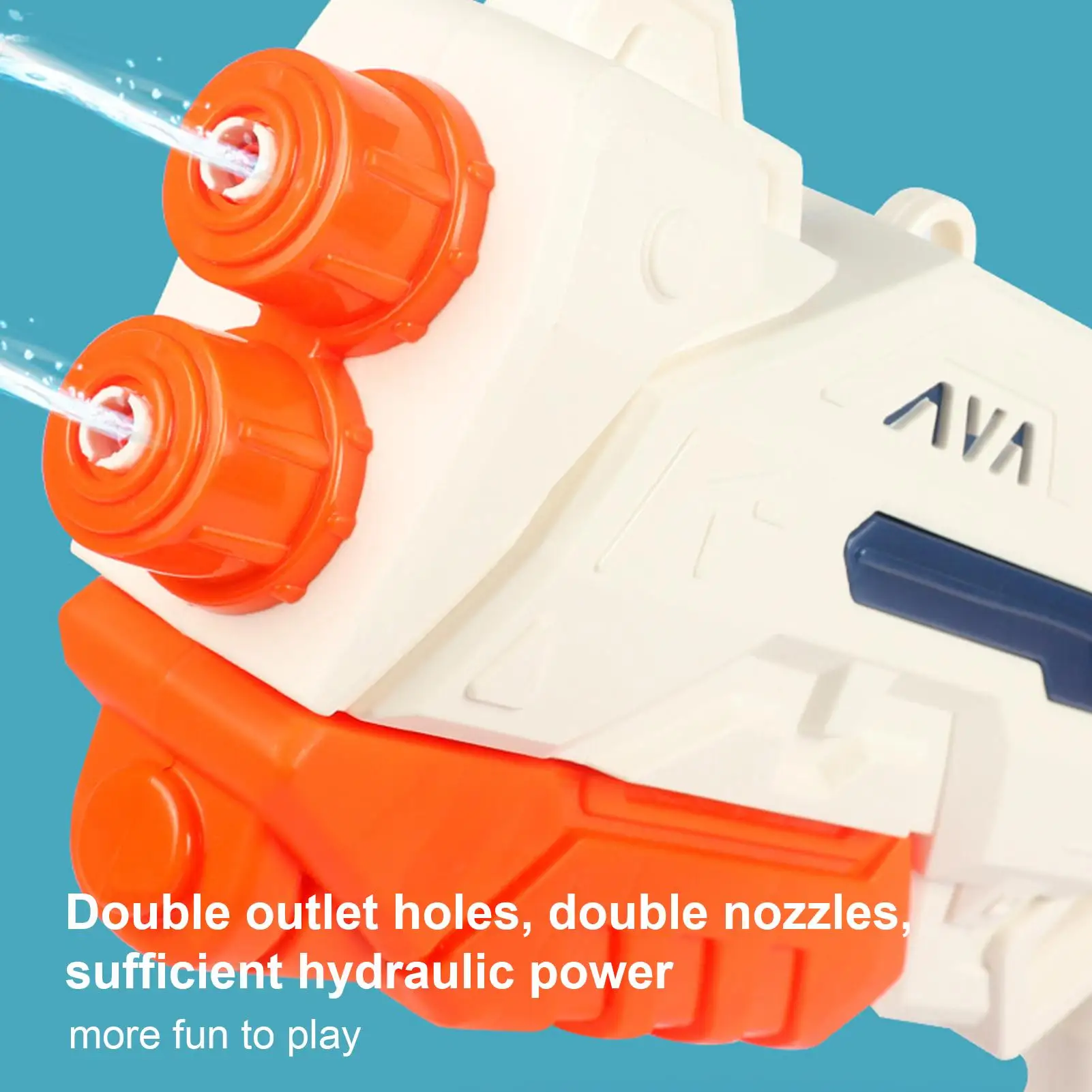 Letnie Zewnętrzne Elektryczne Pistolety na Wodę dla Dorosłych Zabawka Podwójna Dysza Spryskiwacz Wody z Goglami Basen Dziecięce Zabawki na Wodę