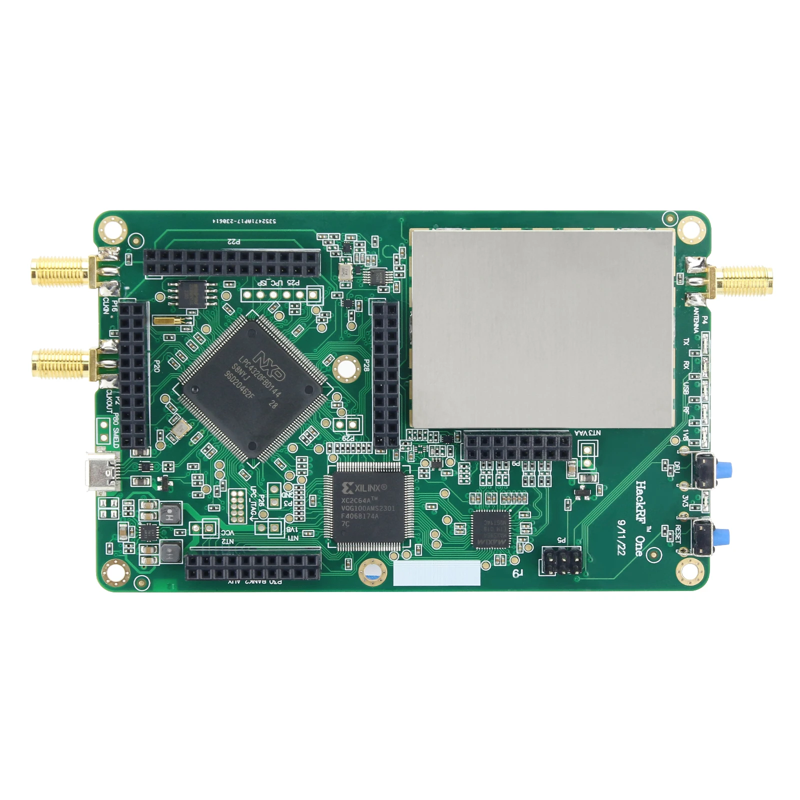 HAMGEEK mais recente placa de desenvolvimento Hackrf R9 SDR 1MHZ-6GHZ
