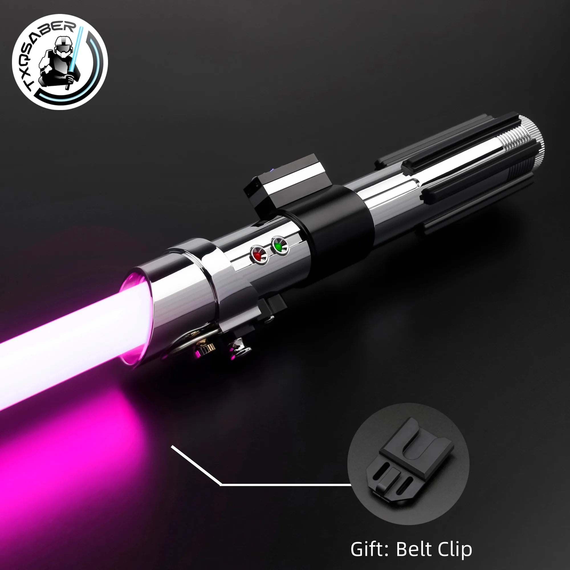 TXQ Anakin EP2 Lightsaber 7/8 Inch SABER Combat RGB PROFFIE Jedi Smooth Swing Metal Force TOYS Light Skywalke Gift Cosplay