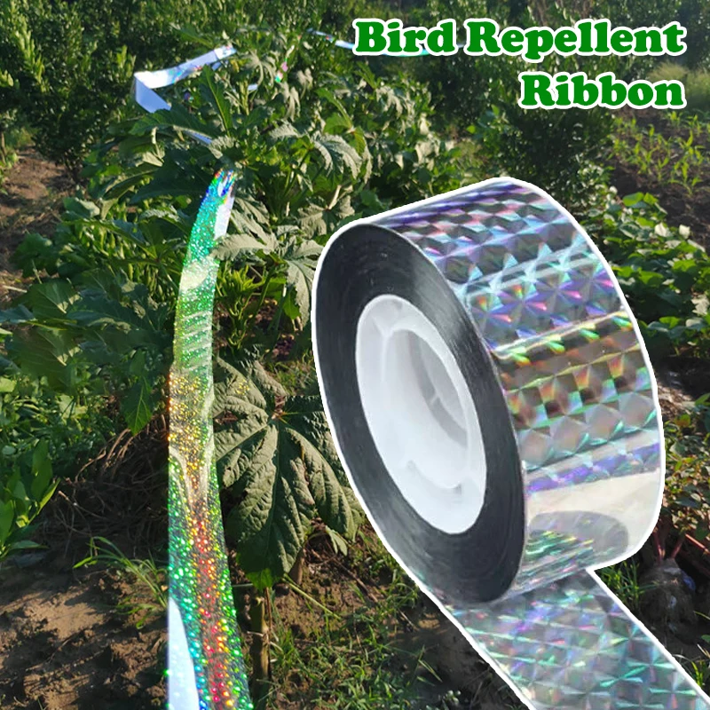 

Bird Repeller Wide Scare Tape Pigeons Away Amazes Birds Animal Repellent Outdoor Balcony Garden Gadgets Exclusion Anti-birds