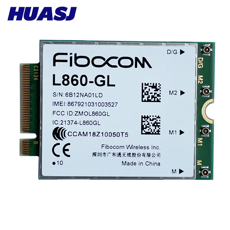 HUASJ L860-GL FDD-LTE TDD-LTE Cat16 4G Module XMM 7560 LTE 4G Card USB 3.0 Adapter For laptop