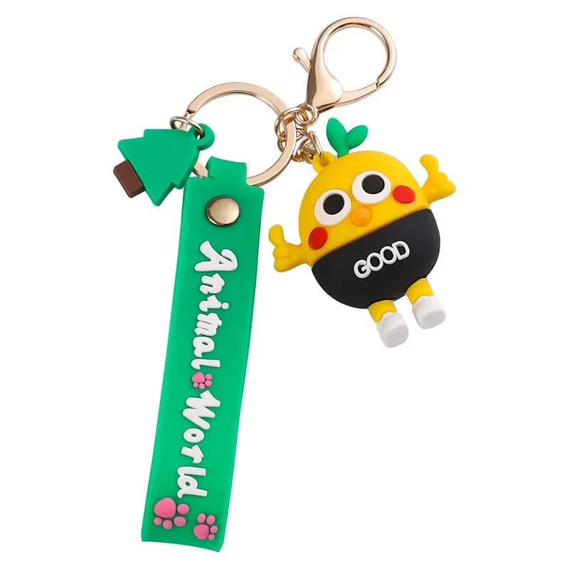 Miniso 高級で絶妙なキーチェーンペンダント、人形、かわいい学生用スクールバッグ、車のキーチェーンペンダント、小さなギフトに最適