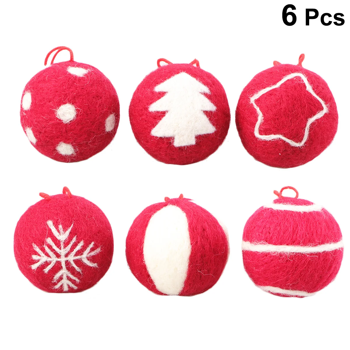 

6 Pcs Christmas Decoration Balls Decorations Hanging for Holiday Ornaments Tree