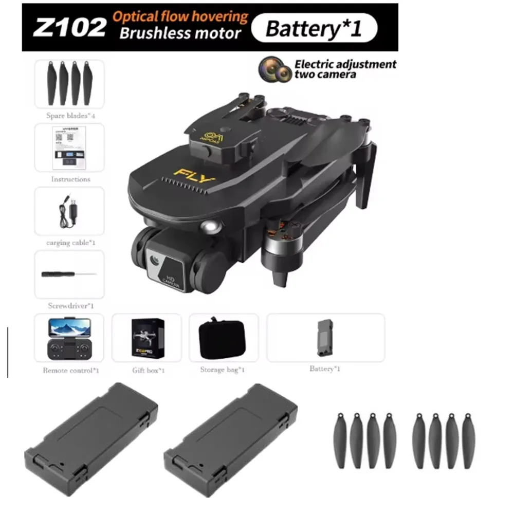 Z102 Drone Accessory Z102 Drone Battery 3.7V 1800mAh Battery / Propeller Blade /  Use For Z102 Drone Part