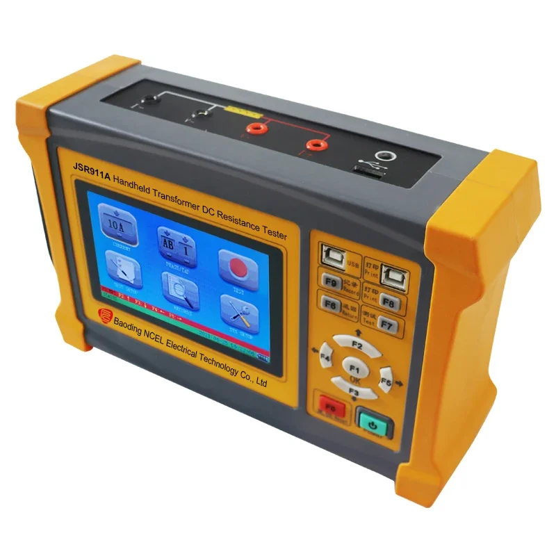 

2025 Hot Sell JSR911A Portable 10A Transformer DC Resistance Tester Resistance Ohmmeter