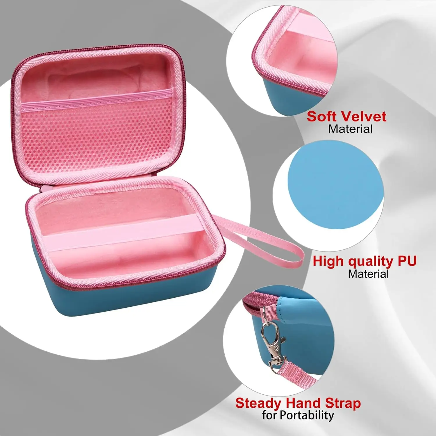 Estojo de armazenamento de cartões flash falante LTGEM EVA compatível com QuTZ/FREE TO FLY/Ednzion e outras marcas de cartões flash falante