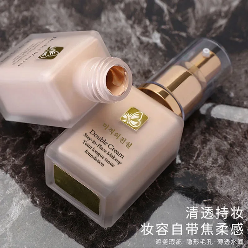 Durable Waterproof Matte Foundation Matte Oil Control Concealer Foundation Cream Moisturizing Waterproof Foundation Matte Finish