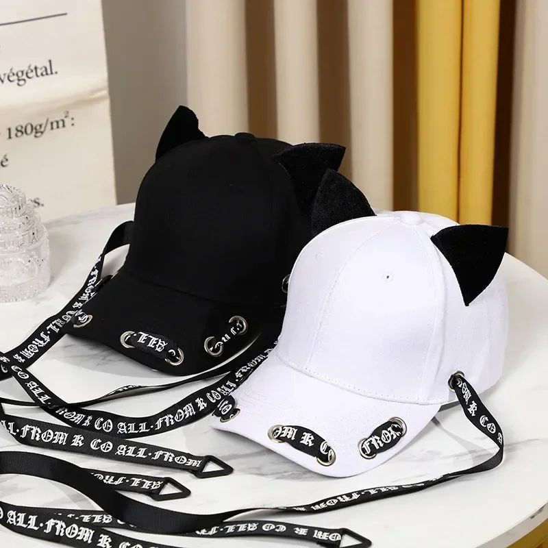 

British Punk Hop Cotton Snapback Cap - Adjustable Streetwear Hat for Men & Women