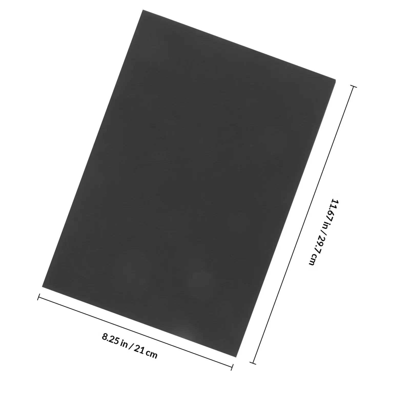 20 Pcs Scrapbook Art Painting Papers Arts Crafts Cardstock Greeting Black Construction Blank Aesthetic