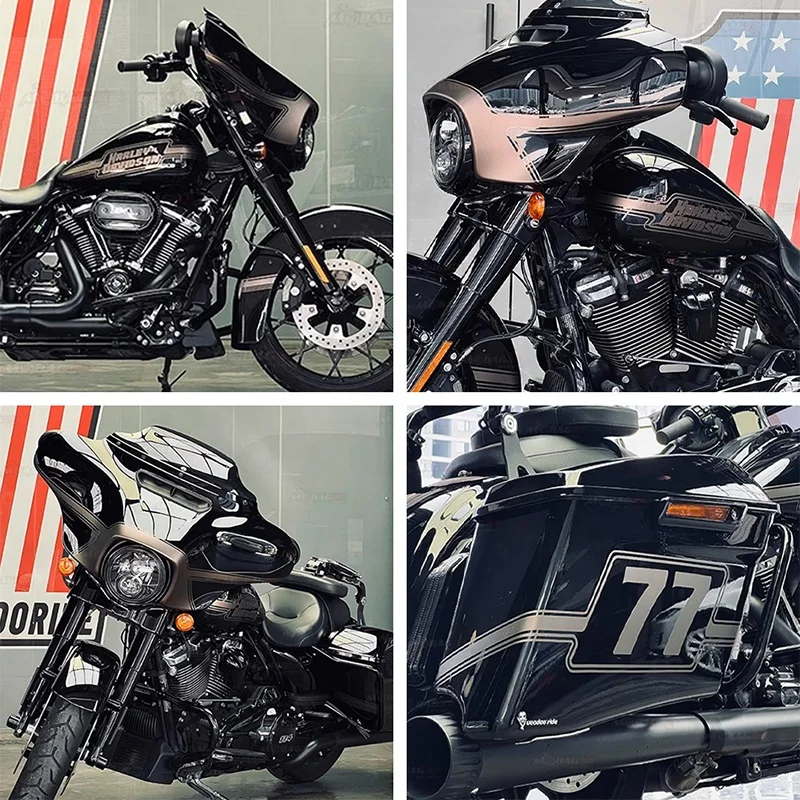 High Quality Custom Motorcycle Deco Kit Graphics-Unmatched Precision Your Ride Transforming Premium Motorcycle Decals