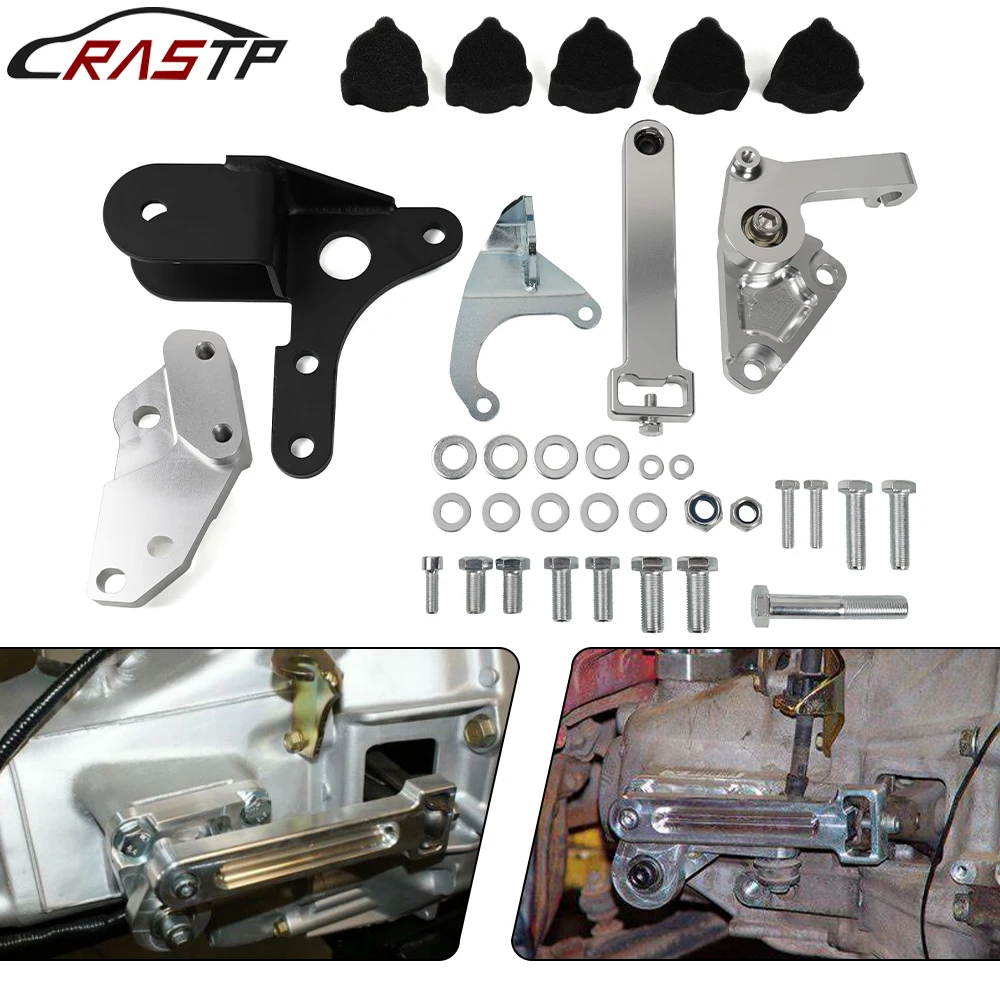 RASTP-D-Series Engine Hydraulic Hydro Transmission Conversion Kit Motor Mounts For 1988-1991 Honda Civic CRX EF RS-EM1052