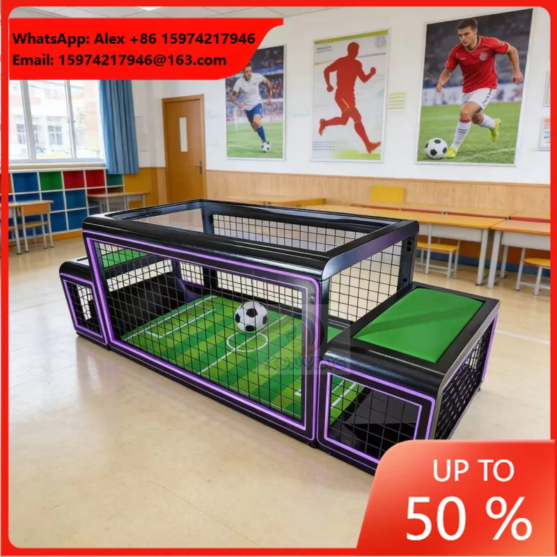 Customization Double Sports Competition Amusement Facility Subsoccer 3 Table Football Game With Two Chairs