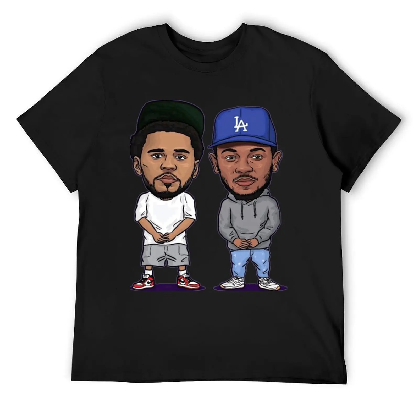 KENDRICK LAMAR & J.COLE T-Shirt graphic shirts Aesthetic clothing oversized t shirt men workout shirt