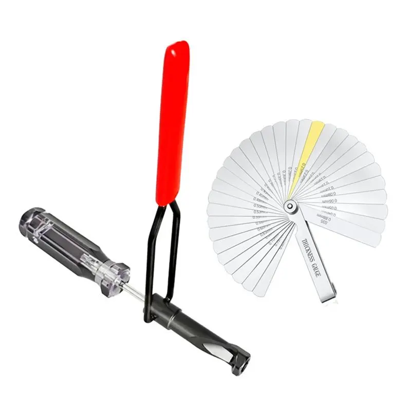 

ABIT Valve Lash Adjustment Tool With Feeler Gauge Jam Nut Valve Adjustment Tool Included