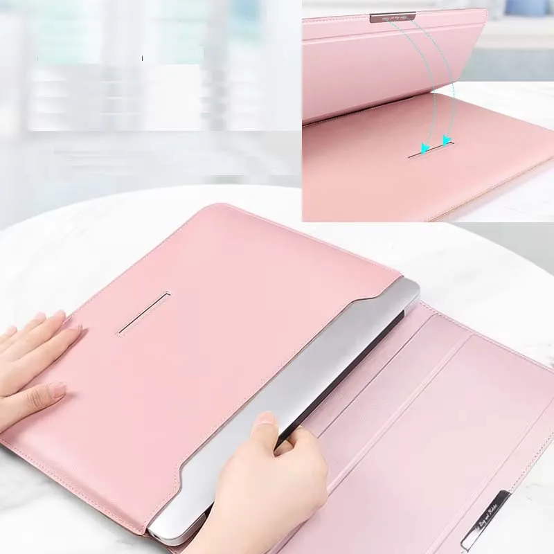 for Samsung Galaxy Book 6 5 Pro 360 14inch Sleeve Laptop Bag Foldable Holder Wrist Rest Pad Charger Mouse Pouch Cable Belt