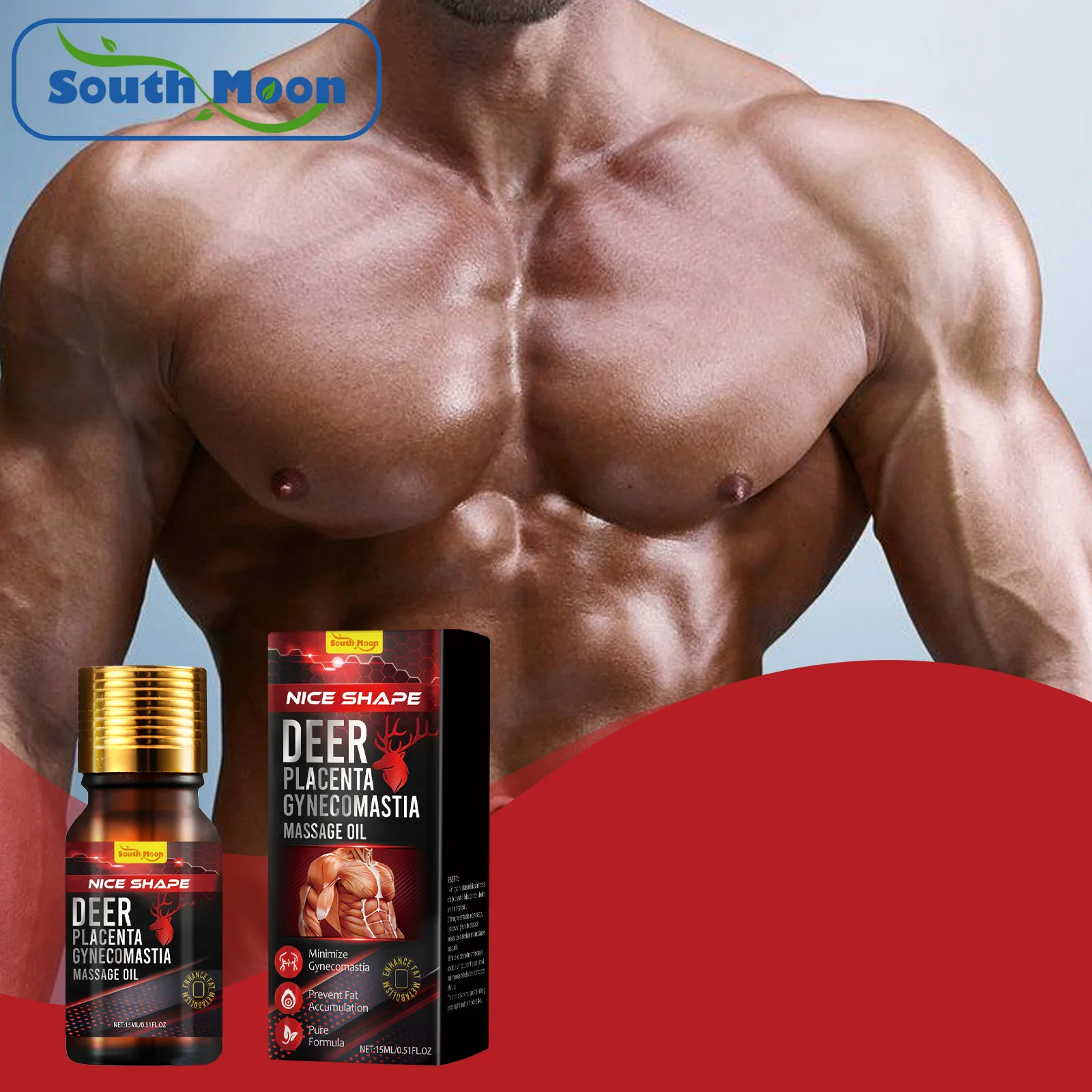 

Male Chest Sculpting Chest Contour Firming Moisturizing Skin Sculpting Massage