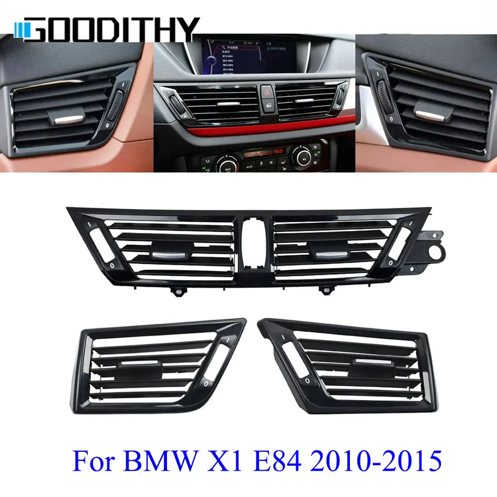 LHD RHD Dash Center Middle Air Vent Grille Outlet Panel Front Left Right AC Vent Cover For BMW X1 E84 2010 2011 2012 2013 2014