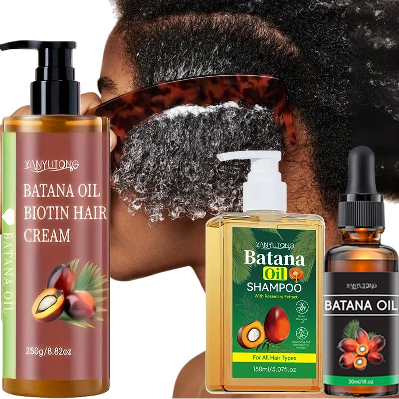 

150ML Batana Oil Shampoo Soothing Scalp Intense Repair Batana Nourishing Shampoo with Rosemary Extract for All Hair Types