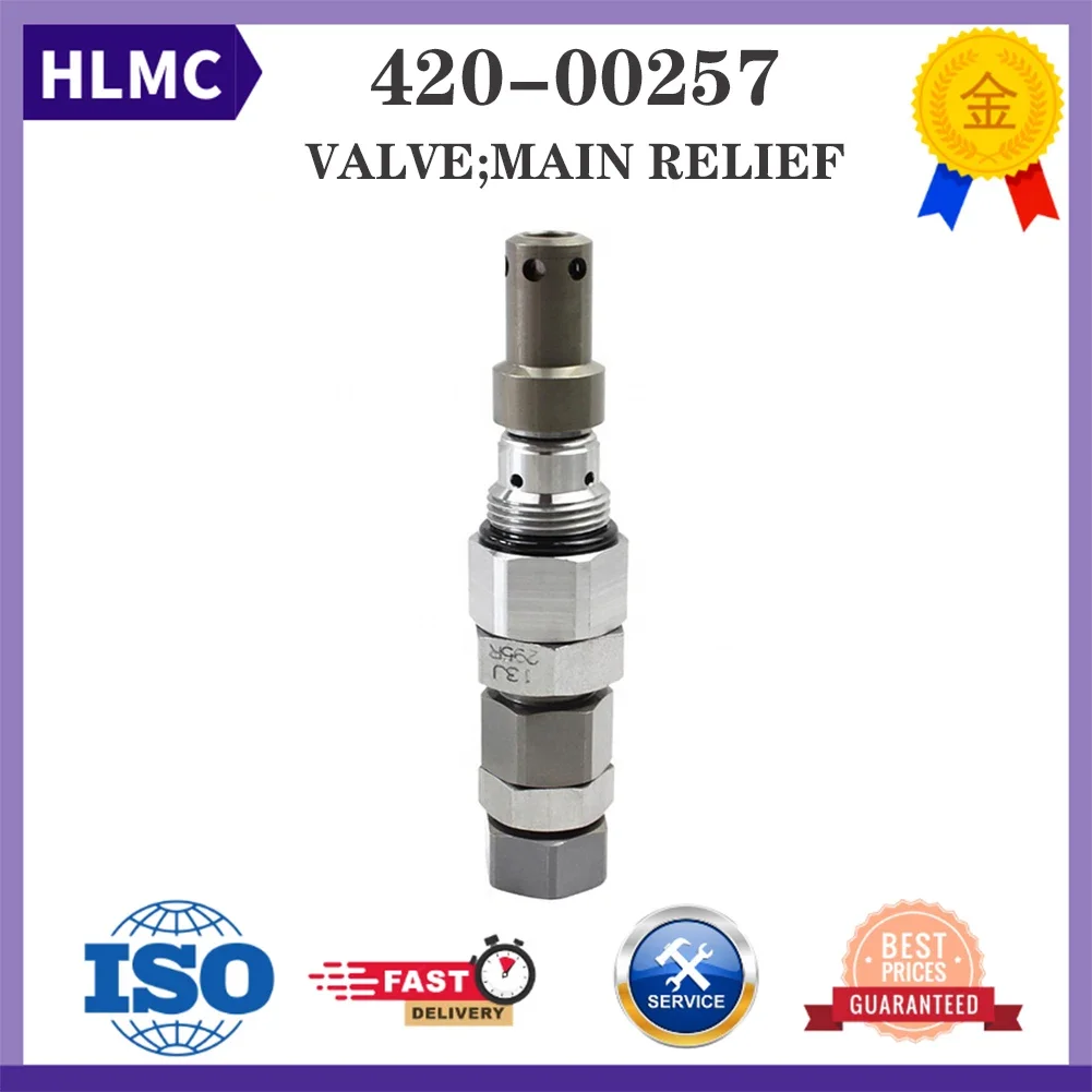 Excavator Hydraulic Parts Main Relief Valve 14513267 VOE14513267 420-00257 For EC210B EC140B DH225-7 DX225LC DX300LC DX340LC