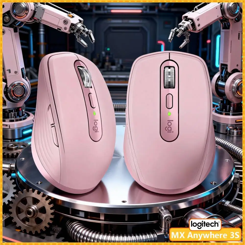 High-Performance MX Anywhere 3S - 8K DPI, Hyper-Scroll, Compact, Perfect for Hardware Fair & Cashier Counter