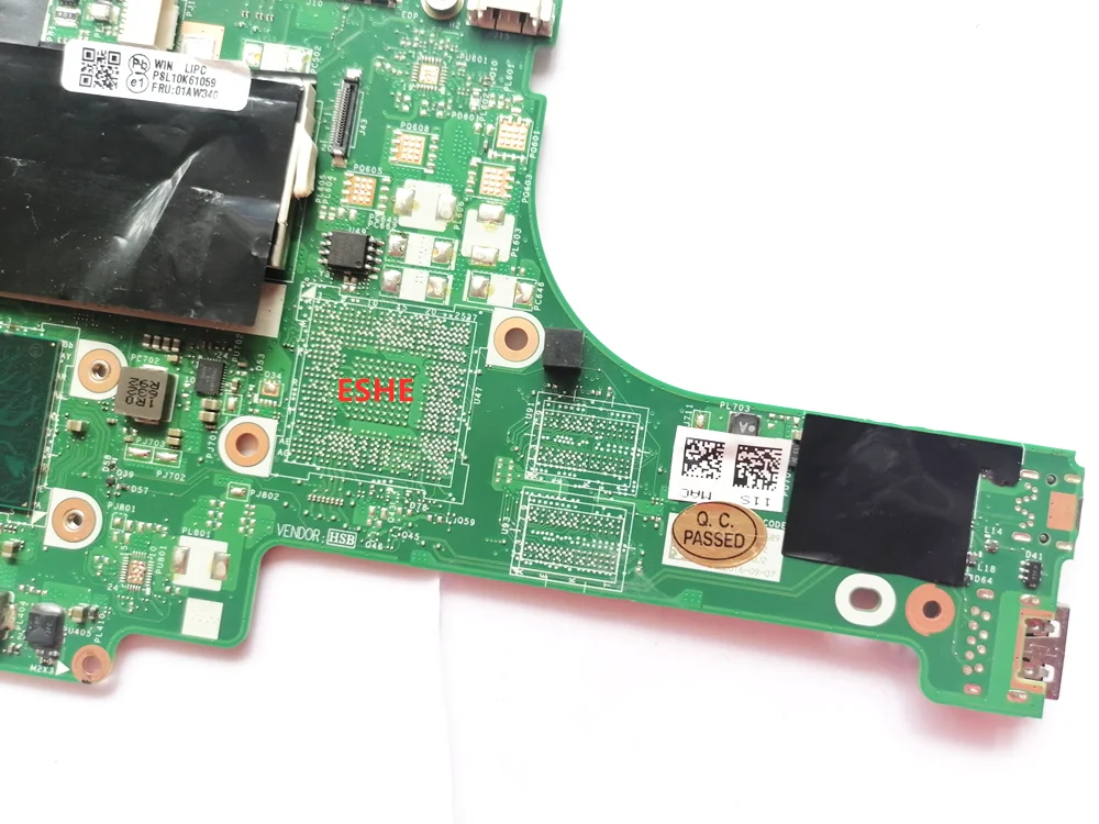 NM-A581 For ThinkPad T460 Notebook Motherboard FRU 01AW336 01AW340 01AW324 01AW325 01HW833 CPU I5 6200/6300U DDR3 100% Test OK