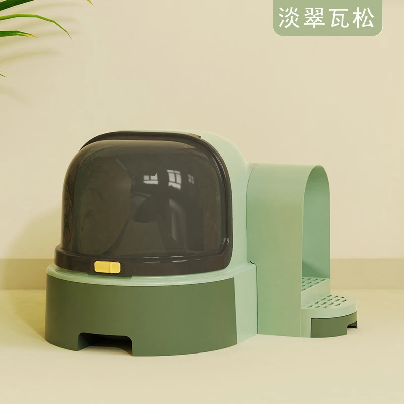 

Litter Box Fully Enclosed Oversized Corridor Odor Prevention Belt Sand Drawer Type Baby Cat Toilet Cat Supplies