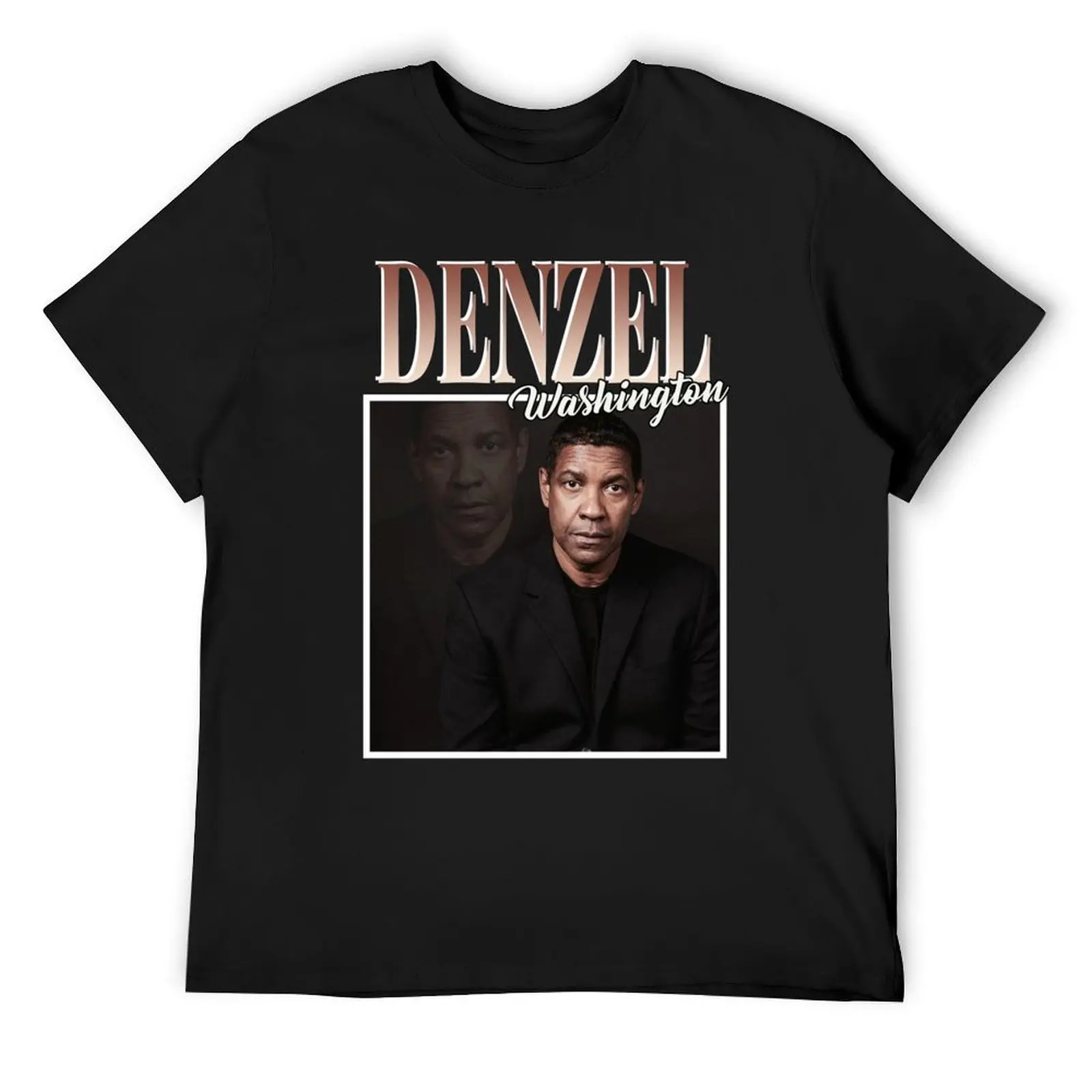 Denzel Washington T-Shirt sublime summer clothes vintage anime shirt cotton t shirt men