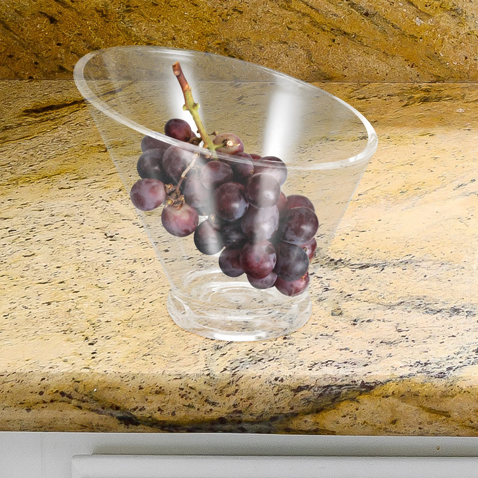 

Acrylic Bowl 13.5Cm Clear Crack Resistant Lightweight Serving Container For Salad Dessert Fruit Vegetable Snacks