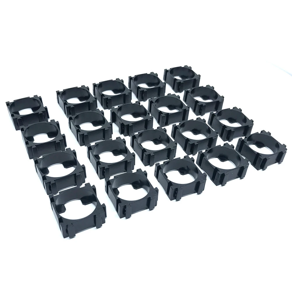 100Pcs Battery Bracket 18650 Safety Anti Vibration Holder Bracket Lithium Batteries Support Stand Plastic Holder Bracket