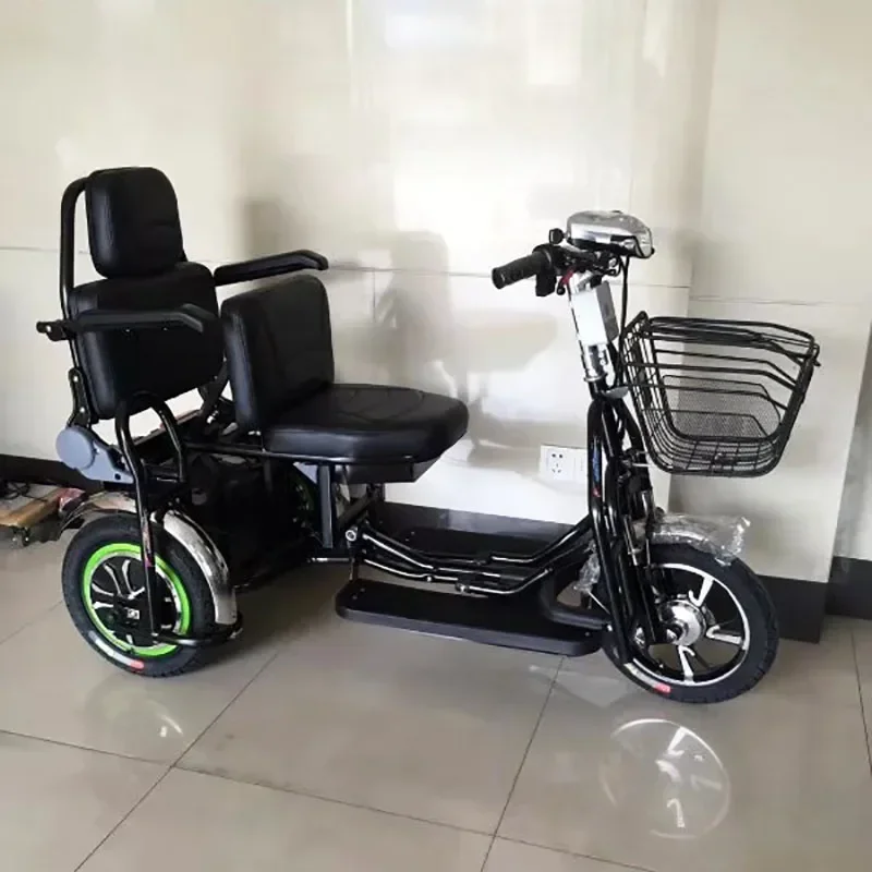 S6 Folding Electric Tricycle 25 km/h Eldery Disable Foldable Electric Tricycle