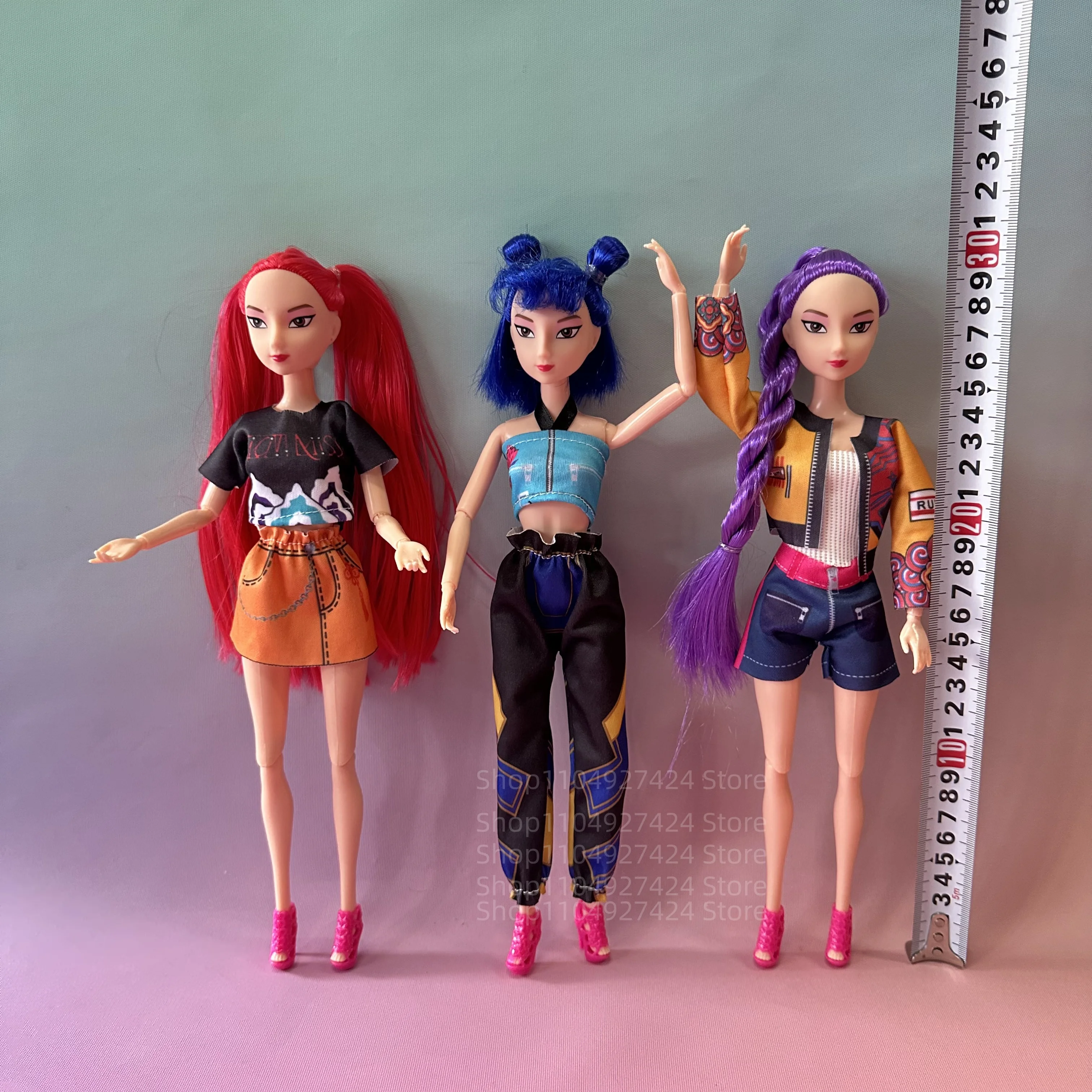 **** جديد Kpop شيطان الصيادين عمل الشكل دمية من الفينيل لعبة Kawaii هنتركس شخصيات كرتونية رومي ميرا زوي للأطفال هدية الكريسماس #5