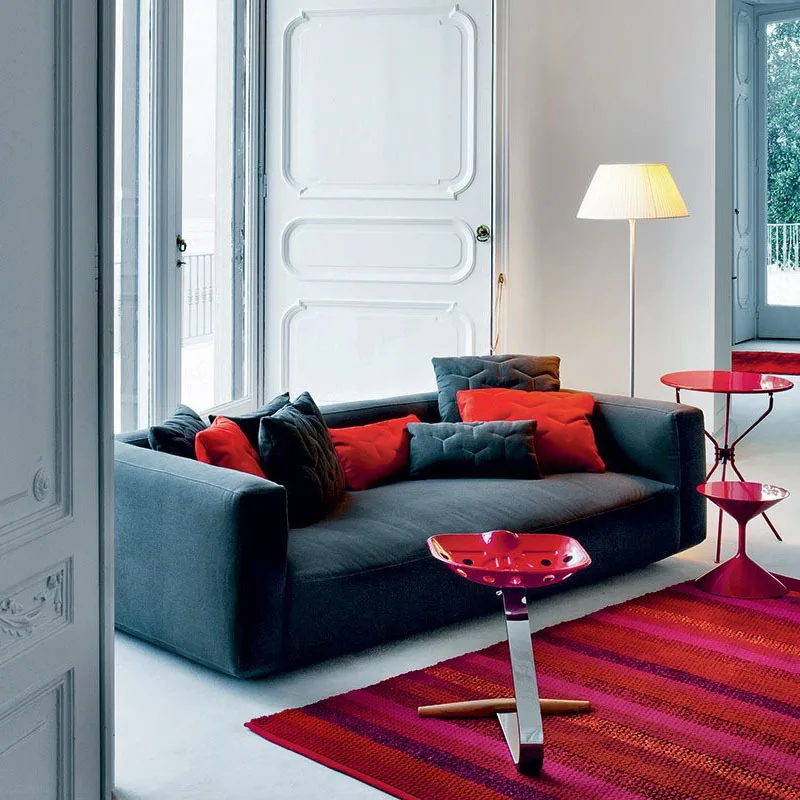 Sofa simple modern sofa living room curved corner combination