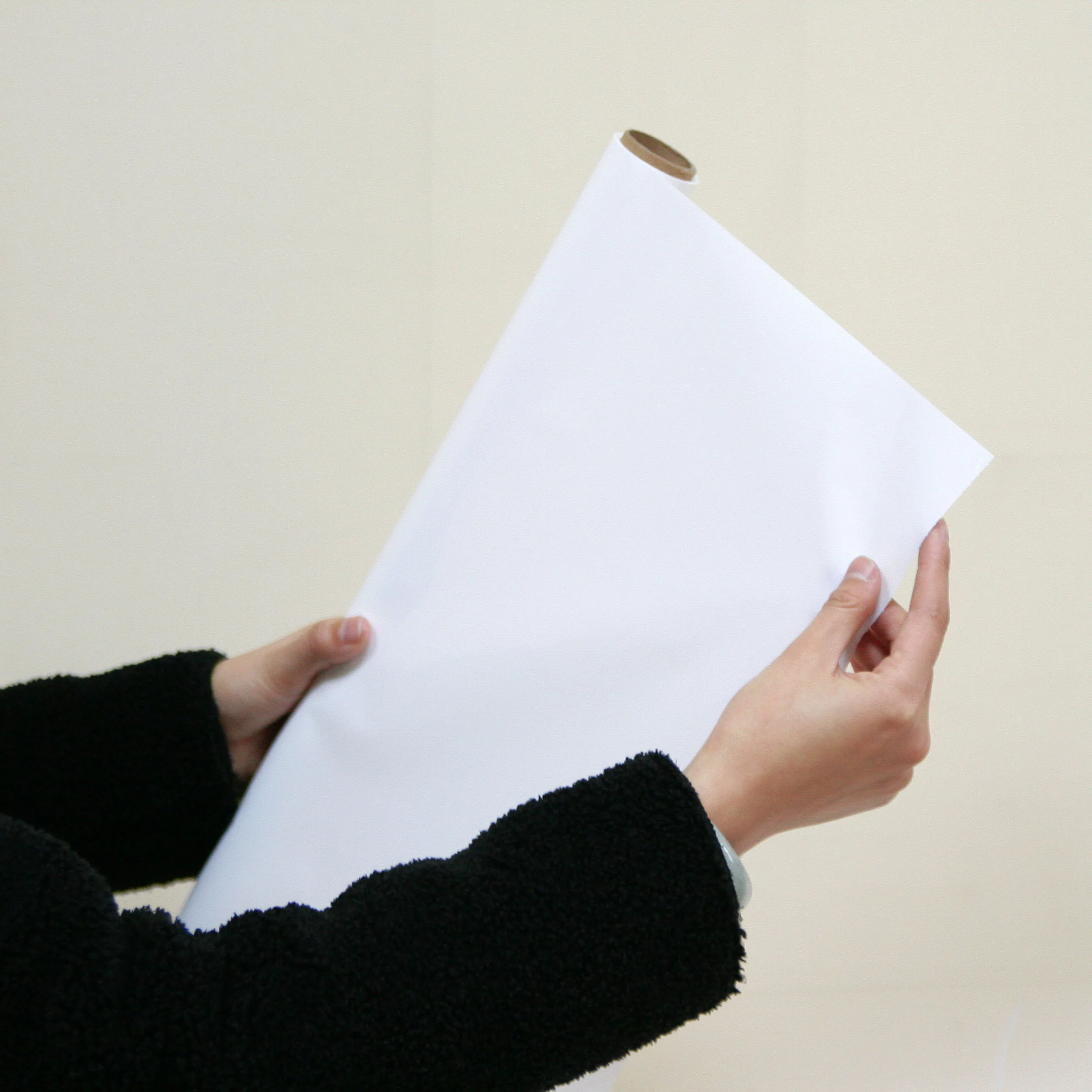 接着剤なしの静電気吸着、持ち運びが簡単、消去可能、損傷しない壁用ホワイトボードステッカー