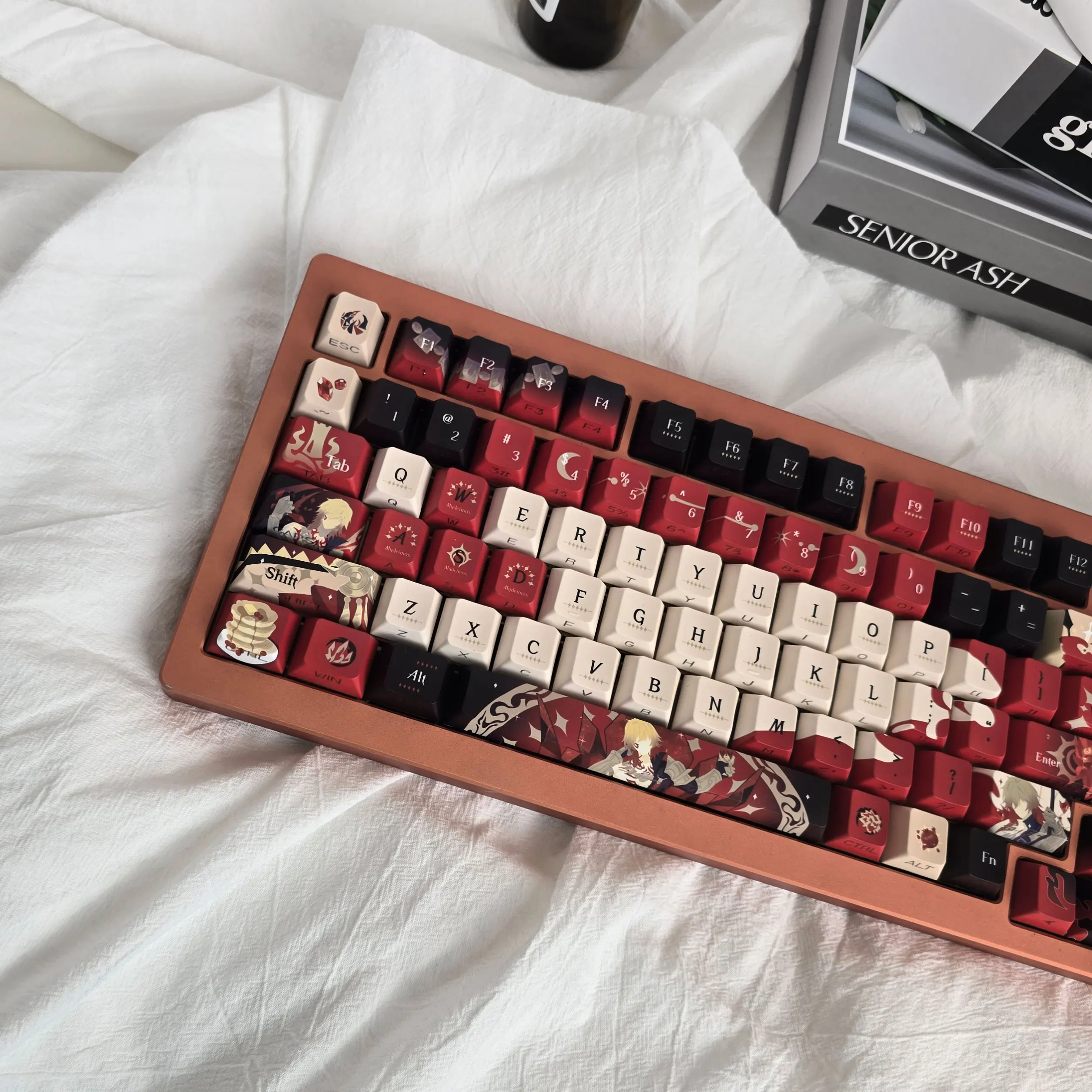 Honkai: Star Rail Keycaps Mydei Keycaps Nakładki na klawisze do gier Anime Key Cap 120 klawiszy PBT DYE SUB Cherry MX Switch do klawiatury mechanicznej — zdjęcie produktu 3
